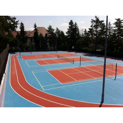 Nawierzchnia tenisowa -  Courtsol Tournament - pięciowarstwowa, bez podkładu